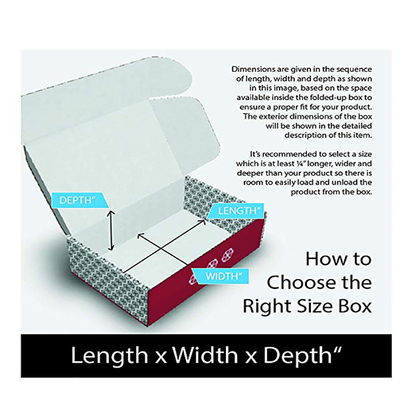White Printed cardboard corrugated box Gift Shipping Packaging Box Eco Friendly