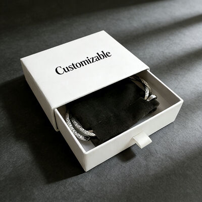 Buen precio Caja de Papel para Joyería Diseñada para Anillos, Collares, Pendientes con Ranuras Dedicadas, Interior Suave y Cartón Rígido Duradero Envuelto en Papel Artístico en línea