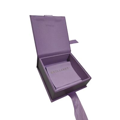 Buen precio Caja de Papel para Joyería con Cartón Rígido, Laminado Mate y Forro de Esponja Resistente a Rayones para Protección de Joyas en línea