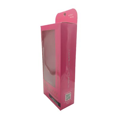 Buen precio Caja de papel cosmético personalizable con estampado en caliente en oro y plata, relieve y corte de ventana para soluciones de embalaje de cuidado de la piel y maquillaje en línea