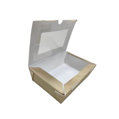 Buen precio Caja de papel para paquetes de tamaño personalizado con papel recubierto de grado alimenticio, impresión a 4 colores, laminación mate y características de troquelado personalizables en línea