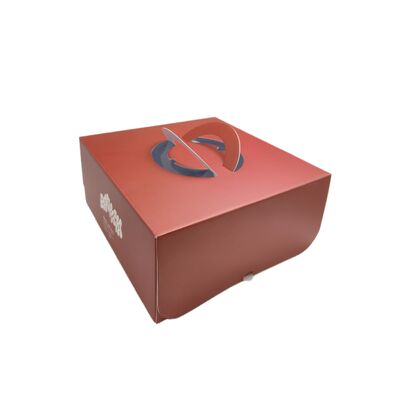 Buen precio Caja de papel de embalaje duradera con laminación mate, papel de cartulina blanca gruesa, corte limpio, a prueba de polvo y aceite, perfecta para el embalaje de pasteles de cumpleaños en línea