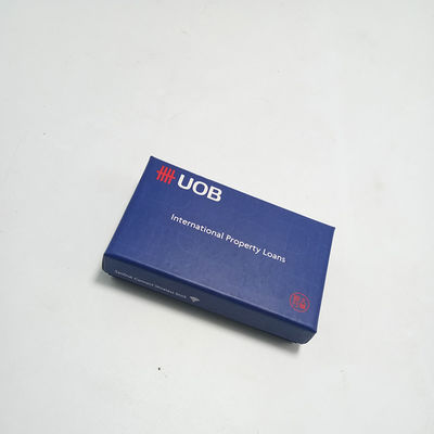 Buen precio Caja de empaquetado azul tamaño pequeño de la tapa y del Usb de Bax de la base con el parte movible negro de EVA en línea