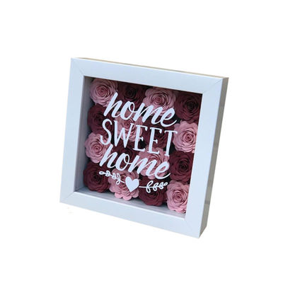 Buen precio Florezca el tamaño de la caja 20x20x5 cm de Rose de la flor de Boxe de la cartulina de las cajas de embalaje del regalo en línea