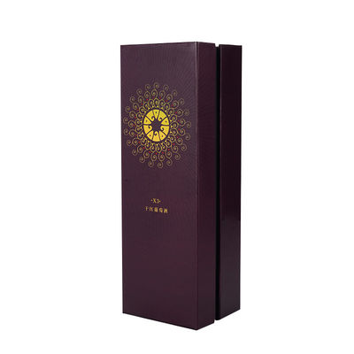 Buen precio Caja de presentación magnética del vino de la cartulina del regalo del negro hecho a mano de las cajas de embalaje en línea