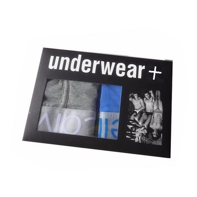 Buen precio Cajas de empaquetado de empaquetado de la ropa de encargo para hombre de la ropa interior de las cajas de la ropa en línea