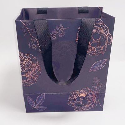 Buen precio La aduana de gama alta imprimió las bolsas de papel, bolsos de compras de papel personalizados en línea