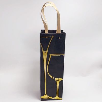 Buen precio Grueso personalizado vino tinto de las bolsas de papel 0.30m m con la superficie de sellado caliente en línea
