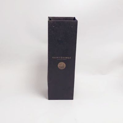 Buen precio La botella de papel del vino tinto de Pritning del fotograbado empaqueta las bolsas de papel recicladas aduana en línea