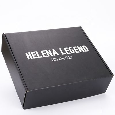 Buen precio Cajas de embalaje de empaquetado cortadas con tintas de la ropa acanalada del anuncio publicitario del comercio electrónico de la caja del papel en línea