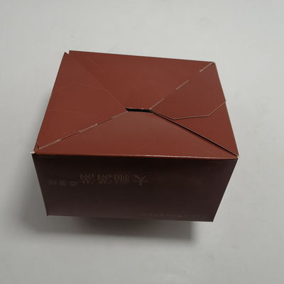 Buen precio Modifique las cajas de regalo para requisitos particulares del papel de Kraft de la torta de la caja de papel 300gsm del paquete de la impresión en línea