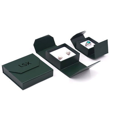 Buen precio Caja de papel de la joyería bilateral de la abertura/cartulina del joyero con el parte movible blanco en línea