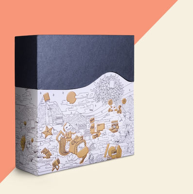 Buen precio Cajas de cartón recicladas torta impresas parte movible plástico de la luna de las cajas de papel en línea