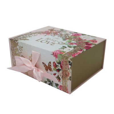 Buen precio Cajas de regalo impresas caja de empaquetado de la impresión del estilo colorido del libro con la cinta en línea