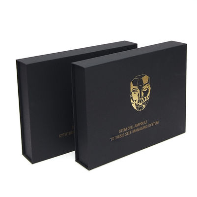 Buen precio Reserve el color negro reciclable de empaquetado de las cajas de cartón del estilo del cosmético de papel de las cajas en línea