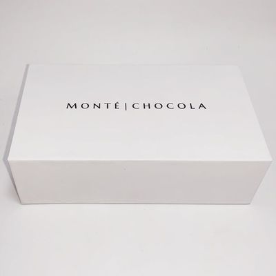 Buen precio Color de papel de lujo de empaquetado del blanco de la caja del cajón de las cajas de regalo del chocolate de marfil de la cartulina en línea