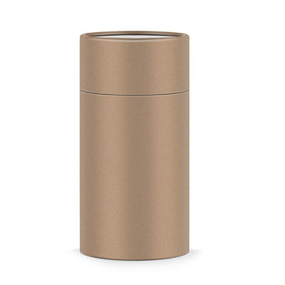 Buen precio Modifique la caja para requisitos particulares de papel cilíndrica CMYK que imprime el paquete del té del papel de Kraft en línea