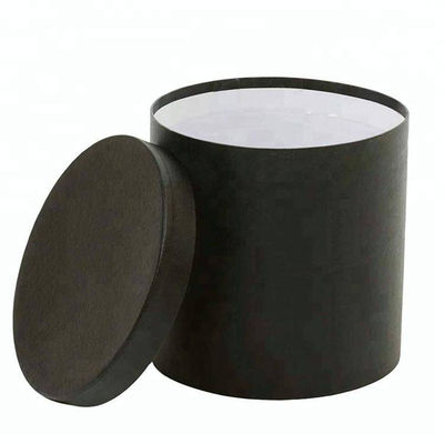 Buen precio Caja de papel de las cajas de la tarjeta del papel del paquete cilíndrico negro decorativo redondo del regalo en línea