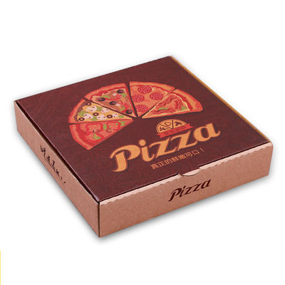 Buen precio El chocolate rígido reutilizable encajona las cajas de papel de embalaje de la pizza de la comida de la cartulina en línea
