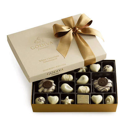 Buen precio Cajas de empaquetado personalizadas de la aduana de las cajas de embalaje del chocolate con la ventana en línea