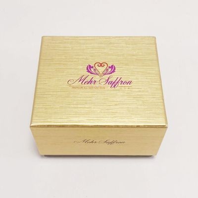 Buen precio Cajas de regalo de la joyería del papel de Kraft del color oro de la caja de papel de la tapa y de la joyería de la base en línea