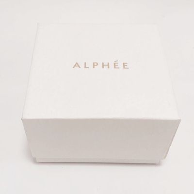 Buen precio Estilo de papel hermoso de la tapa y de la base del logotipo del oro de la hoja de la caja de papel de Boxesfancy de la joyería en línea