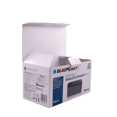 Buen precio El componente electrónico acanalado de la caja de papel del color blanco empaqueta la impresión de CMYK en línea