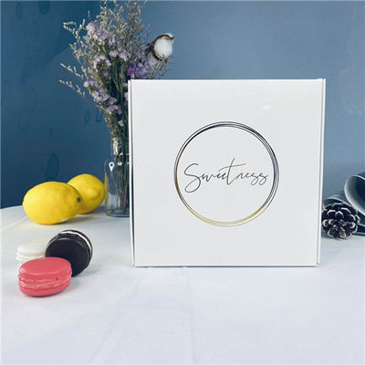 Buen precio Postre blanco CMYK de la tienda que imprime las cajas de cartón de la torta en línea